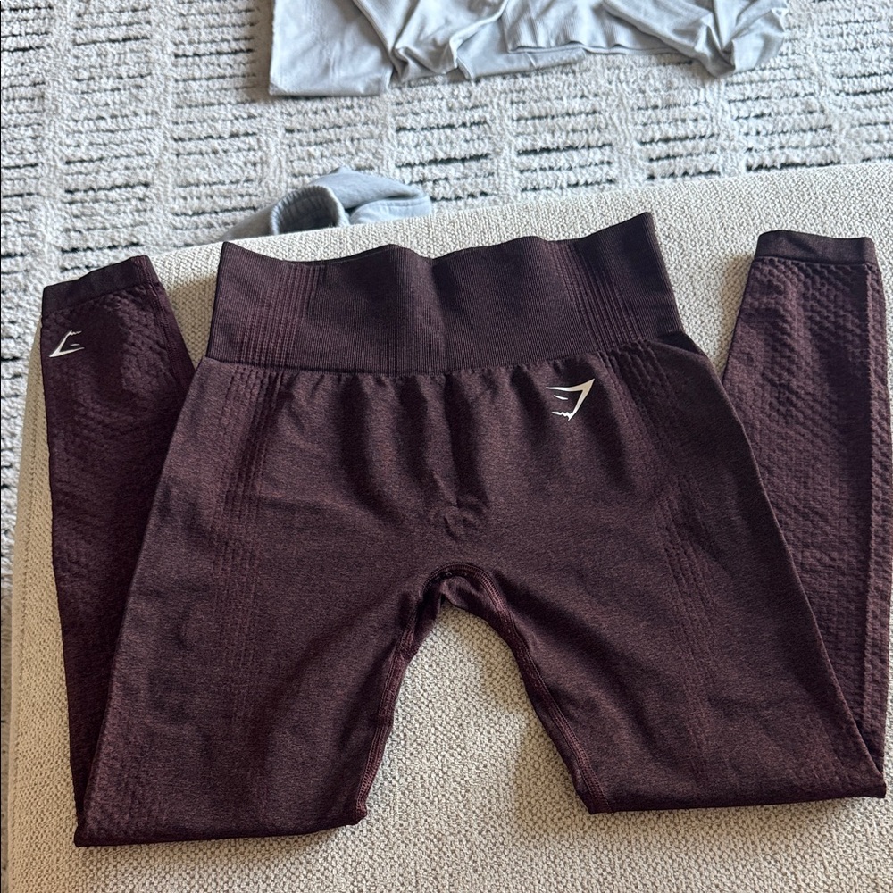 Gymshark vital seamless leggings 1.0 maroon